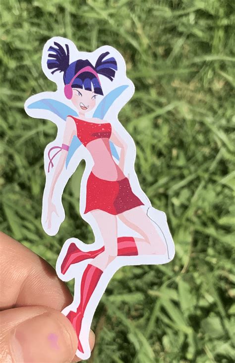 Winx Club Stickers Winxs Fanart Stickers Bloom Aisha Flora Etsy Uk