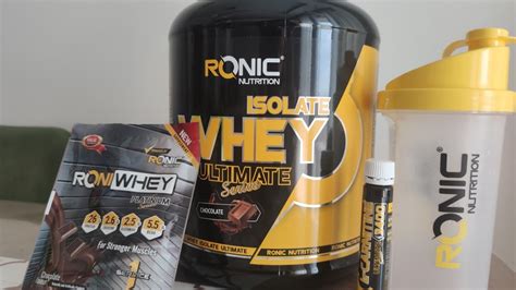 Ronic Nutrition Whey Protein Tozu Çikolatalı YouTube