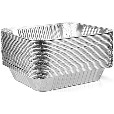 Buy Yesland Pack Aluminum Pans X Inches Disposable Tin