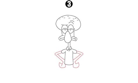 Squidward Drawing - A Step By Step Tutorial - Cool Drawing Idea