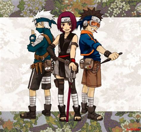 Kakashi Minato Obito Rin Little Naruto Kids Photo 31512538 Fanpop