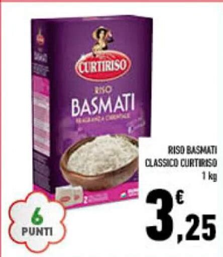 Offerta RISO BASMATI CLASSICO CURTIRISO 1 Kg Nel Volantino Di Conad