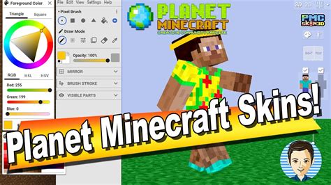 Planet Minecraft Skins Editor