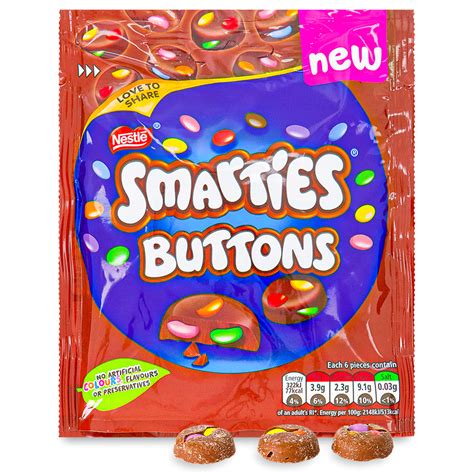 Nestle Smarties Buttons British Candy Funhouse Candy Funhouse Ca