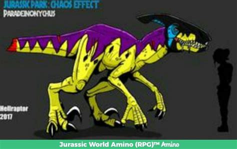 Ficha Hibrida ParaDeynonichus Wiki Jurassic World Amino RPG Amino