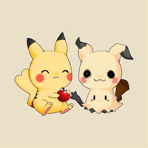 Mimikyu And Pikachu Cute Pokemon Wallpaper Pikachu Pikachu Art