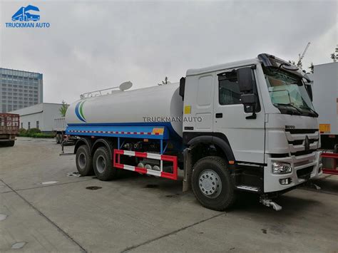 Sinotruk Howo 6x4 20000 Liter Water Tank Truck For Kenya