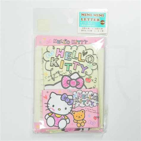 Cute Model X Sanrio Mini Letter Set Hello Kitty 4991277600931