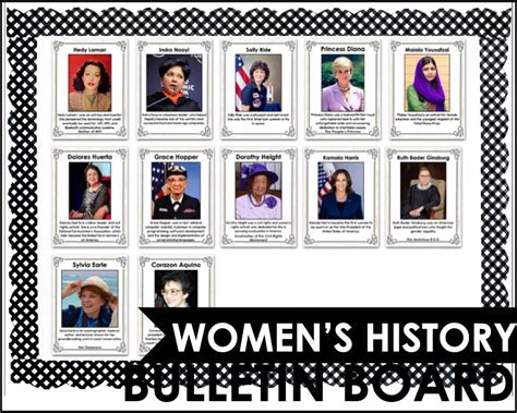 Women's History Month Bulletin Board Women's History - Etsy