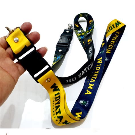 Promo Custom Desain Tali Lanyard Id Card 2 5cm Tali Id Card Printing