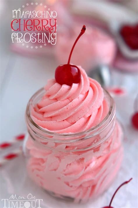 Maraschino Cherry Frosting - Mom On Timeout