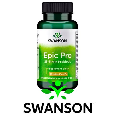 SWANSON PROBIOTYK EPIC PRO aż 25 SZCZEPÓW 30 mld 9526876724 Allegro pl