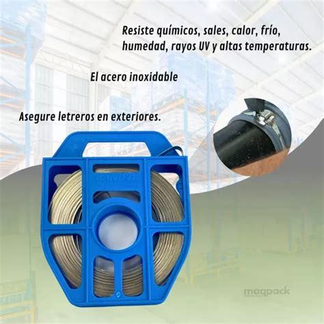 1 Rollo Fleje De Acero Inoxidable Band it 201 De 1 2 Pulgada Envío gratis