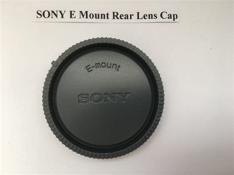 Sony Alc R Em E Mount Rear Lens Cap Protection Cover Silver Lenses