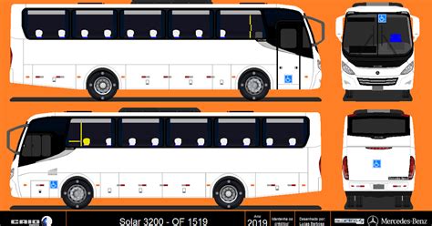 Desenhos De Nibus M A Caio Induscar Solar Ac Mercedes Benz