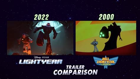 Disney Pixar S Lightyear Trailer Comparison Youtube