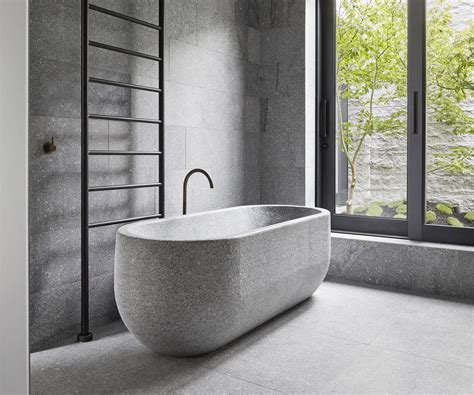 natural stone bathroom  minimalist style