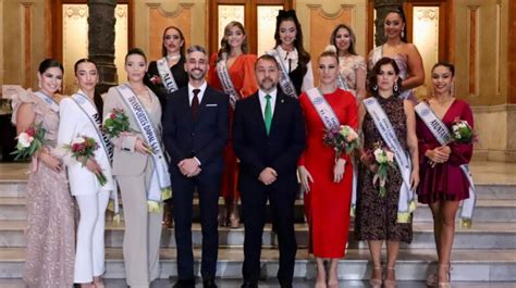 Recepción a candidatas a reinas del Carnaval de S C de Tenerife