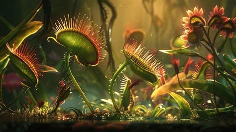 The Venus Flytrap Or Dionaea Muscipula Is A Carnivorous Plant ...