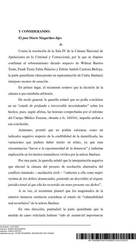 Revés Judicial Para Wilmar Barrios En La Causa Por Presunto Abuso