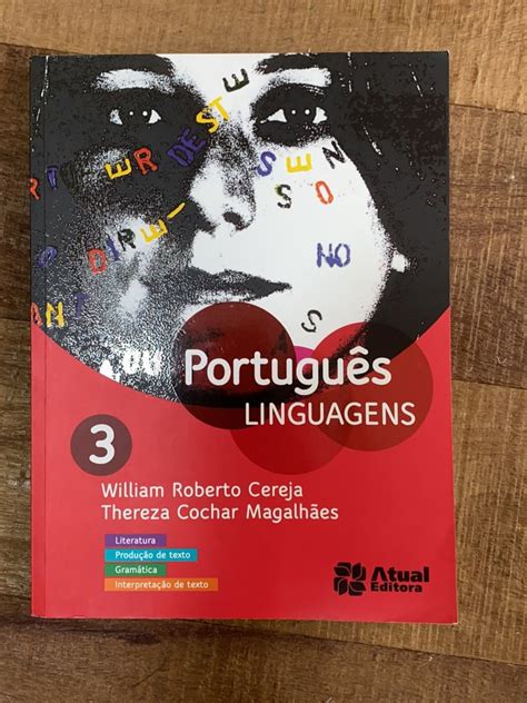 Livro de Português Linguagens Ensino Médio 3 Ano Editora Atual Livro