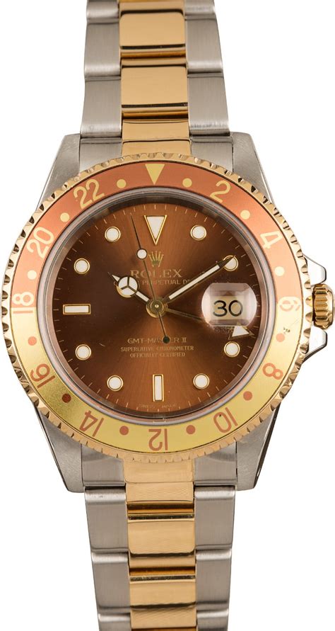 Buy Used Rolex Gmt Master Ii Bob S Watches Sku