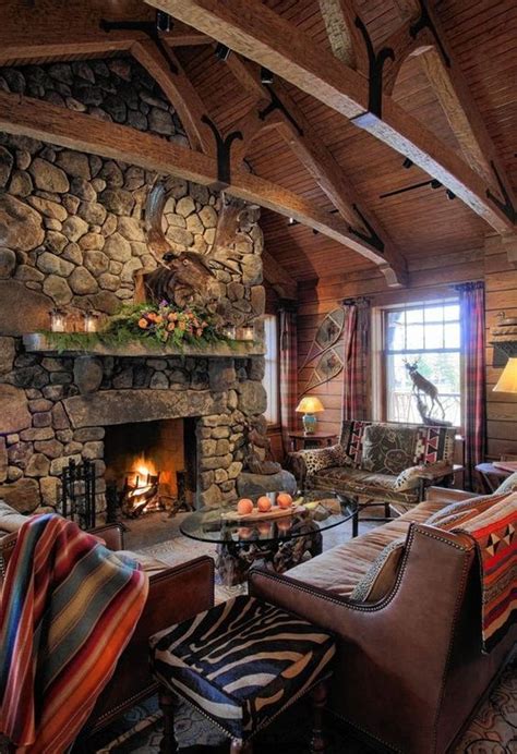 Beautiful Fireplace Design White Arrows Home Cabin Fireplace Cabin