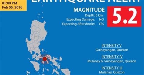 Marinduque Rising Earthquake Alert 52 Magnitude Quake Hits Quezon