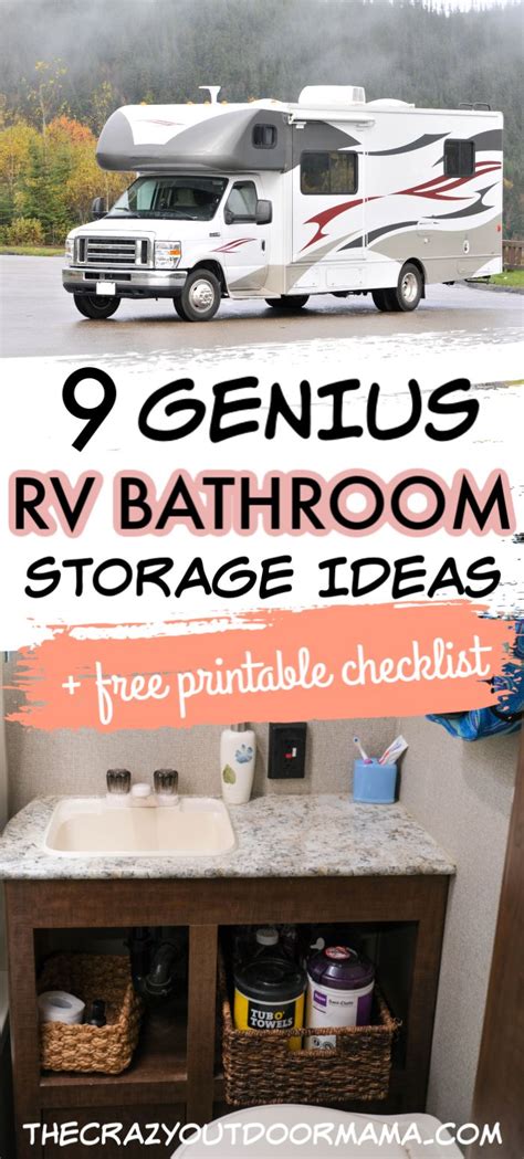 Perfect Small Rv Bathroom Organization Tricks Printable Pdf Rv