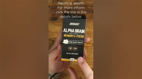 Onnit Alpha Brain Premium Nootropic Brain Supplement 90 Count For Men