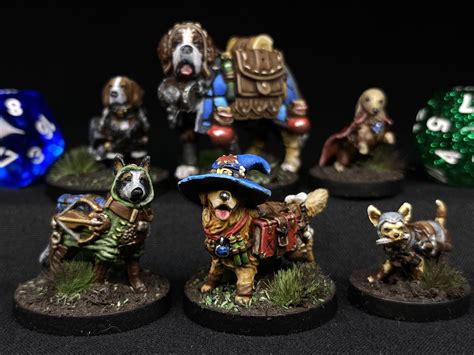 Oc Finally Finished Vol 1 Of Dungeons And Doggies The Miniatures Are