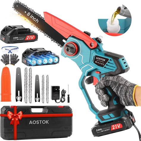 Rechargeable Mini Chainsaw Mini Chainsaw Cordless 68 2 20ah Batteries 21v 800w Powerful