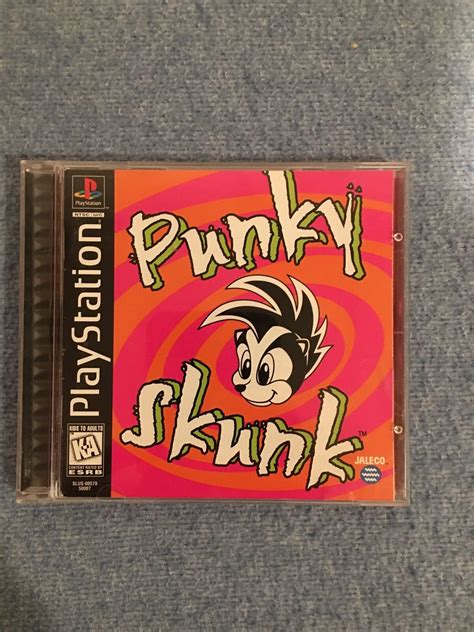 Punky Skunk Sony Playstation 1 1998 Ps1 Complete Tested Working Rare