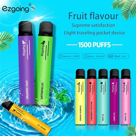 Disposable Vape Device E Cig Puffs Disposable Vaping Fruit Flavors