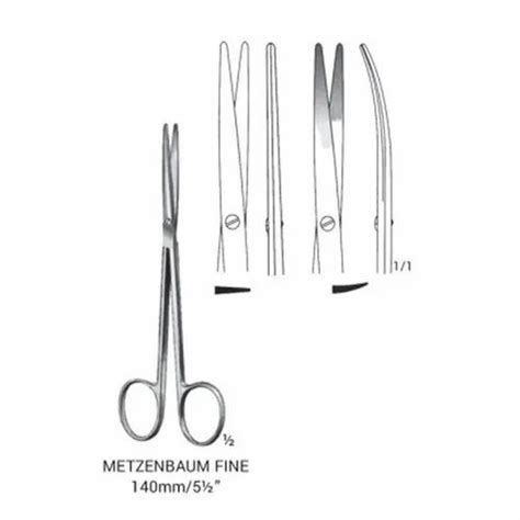 Stainless Steel Metzenbaum Fine Scissors For Hospital Surgical At Rs