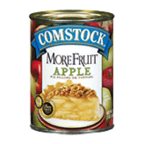 Comstock Pie Filling Or Topping More Fruit Apple 21oz Pie Pastry