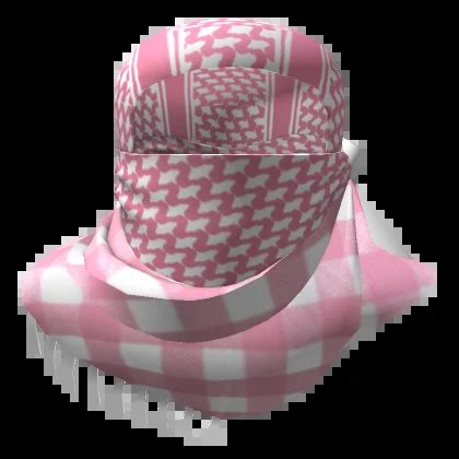 Pink Houndstooth Tactical Keffiyeh Scarf Roblox Item Rolimon S