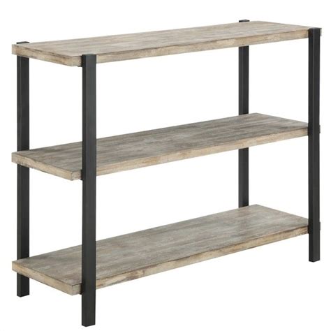 3 Tier Console Bookcase In Black Matte 227477