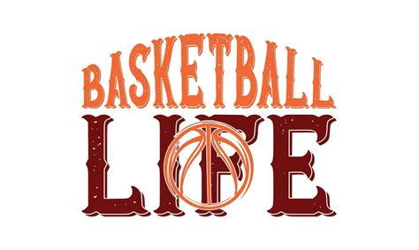 Basketball Life T Shirt Vector Design 26575585 Vector Art at Vecteezy