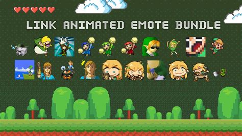 Link Animated Emote Bundle Twitch Emotes Discord Emotes Emotes For