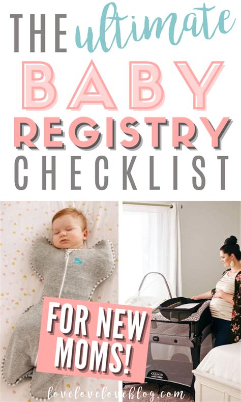 Must Have First Baby Registry The Complete Checklist For New Moms Artofit