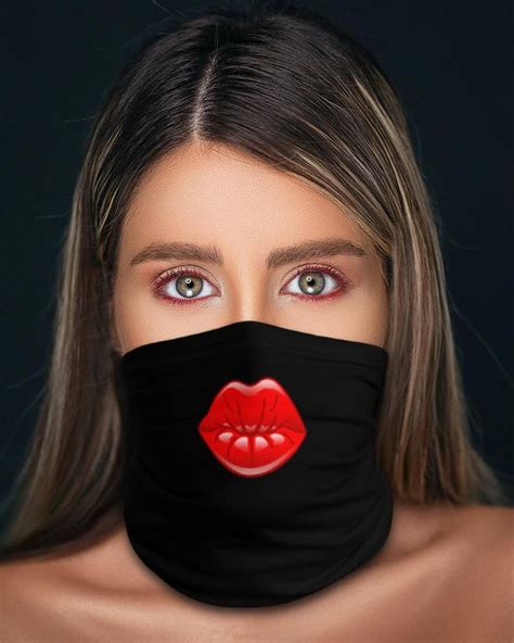 Sexy Face Mask Kissing Lips Face Mask Red Lips Face Etsy Face Mask Designer Face Mask Mask