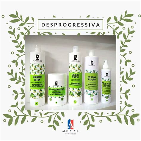 Linha Desprogressiva Alphahall Cosméticos Cosméticos Óleo de