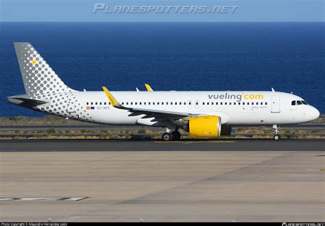 Ec Nfk Vueling Airbus A N Photo By Alejandro Hern Ndez Le N Id