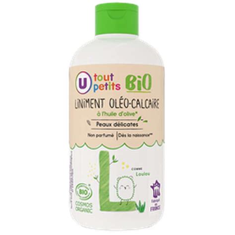 Liniment oléo calcaire bio U tout petits 250 ml La Belle Vie