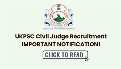 Good News For Ukpsc Civil Judge Aspirants Vacancies Increased From 15