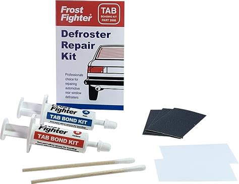 Frost Fighter Rear Window Defroster Defogger Tab Bonding Repair Kit