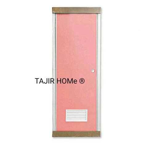 Jual Pintu PVC Kamar Mandi Polos Pink Shopee Indonesia