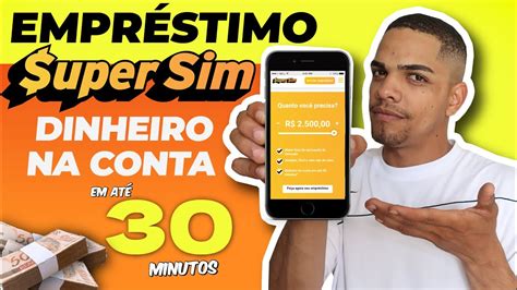 Empréstimo superSim para NEGATIVADO DINHEIRO NA CONTA em até 30