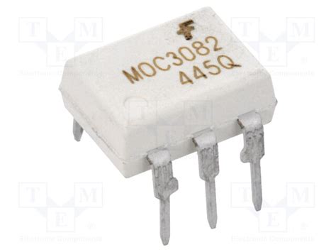 MOC3082M ONSEMI - Optotriac | 5.3kV; Uout: 800V; zero voltage crossing ...
